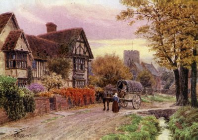 Tarde de octubre en Steventon, Berkshire de Alfred Robert Quinton